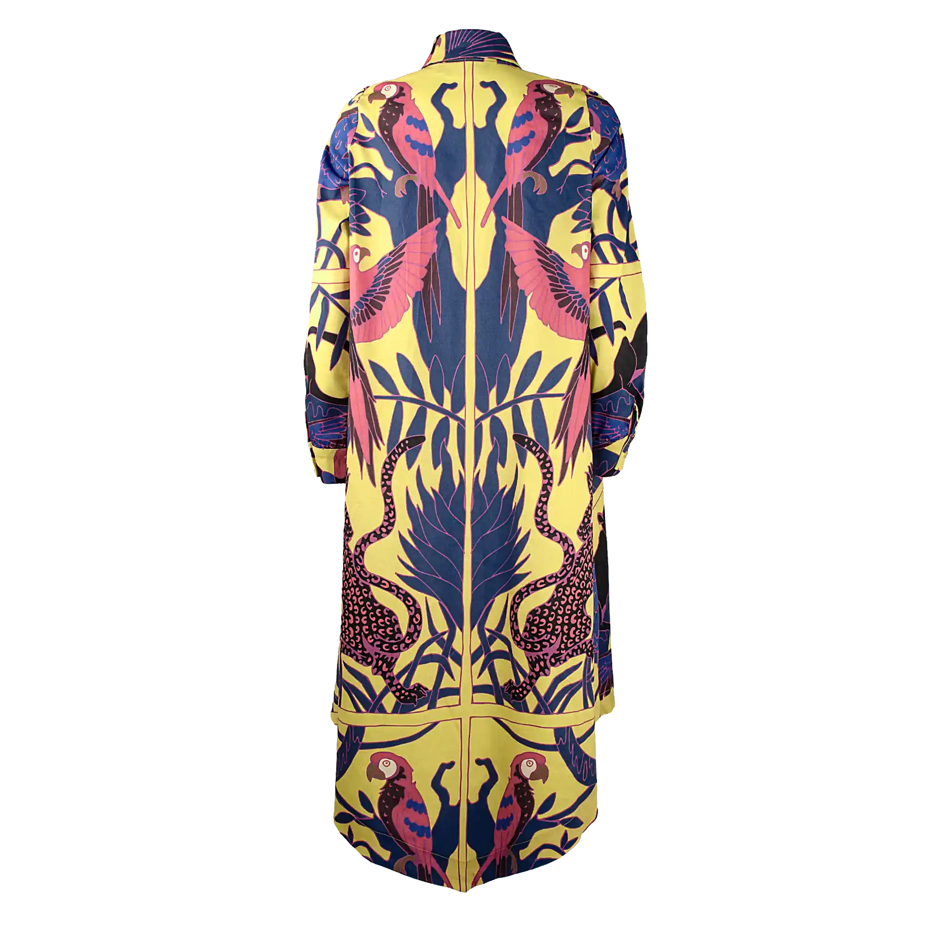 BALMORAL Wild Print Yellow Dresses Leigh Schubert