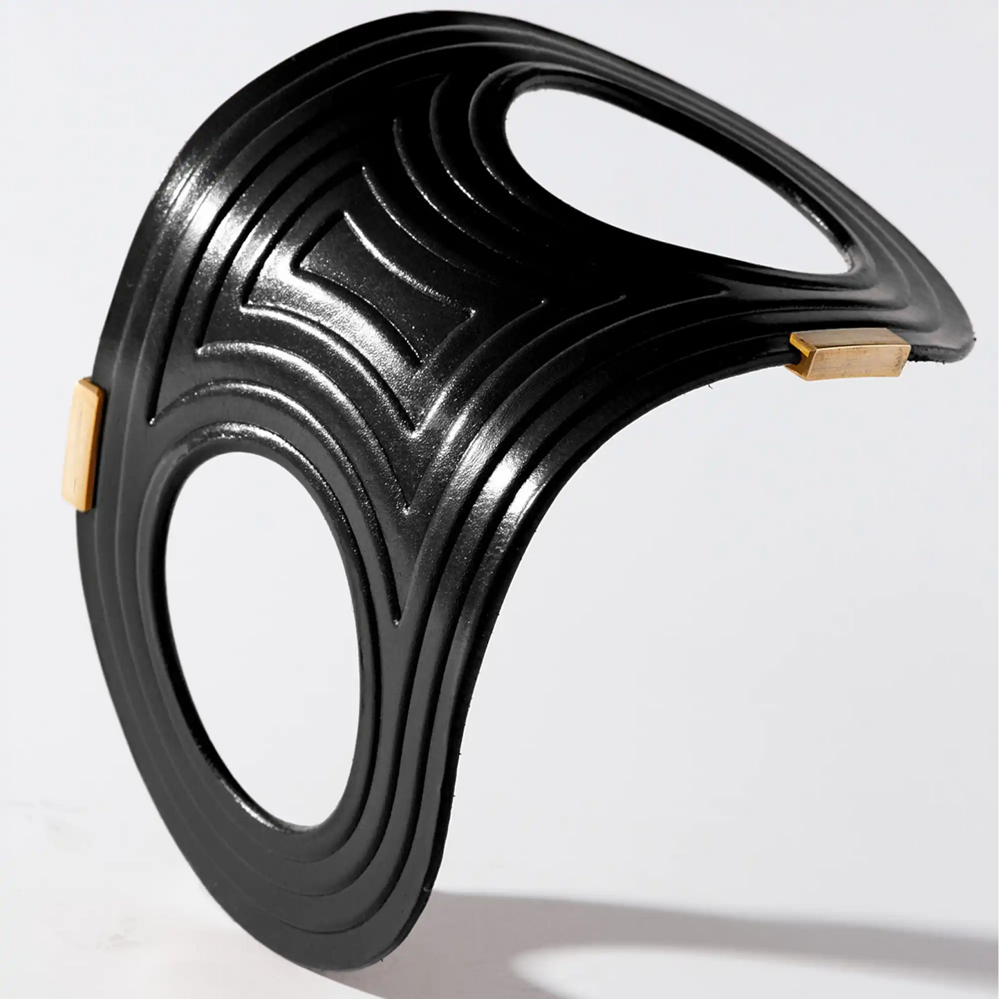 Linear Bangle Black Accessories Clarisse Design