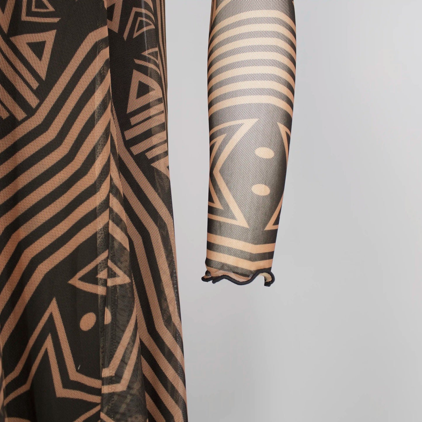 ELAINE Print Spice Black Dresses Leigh Schubert