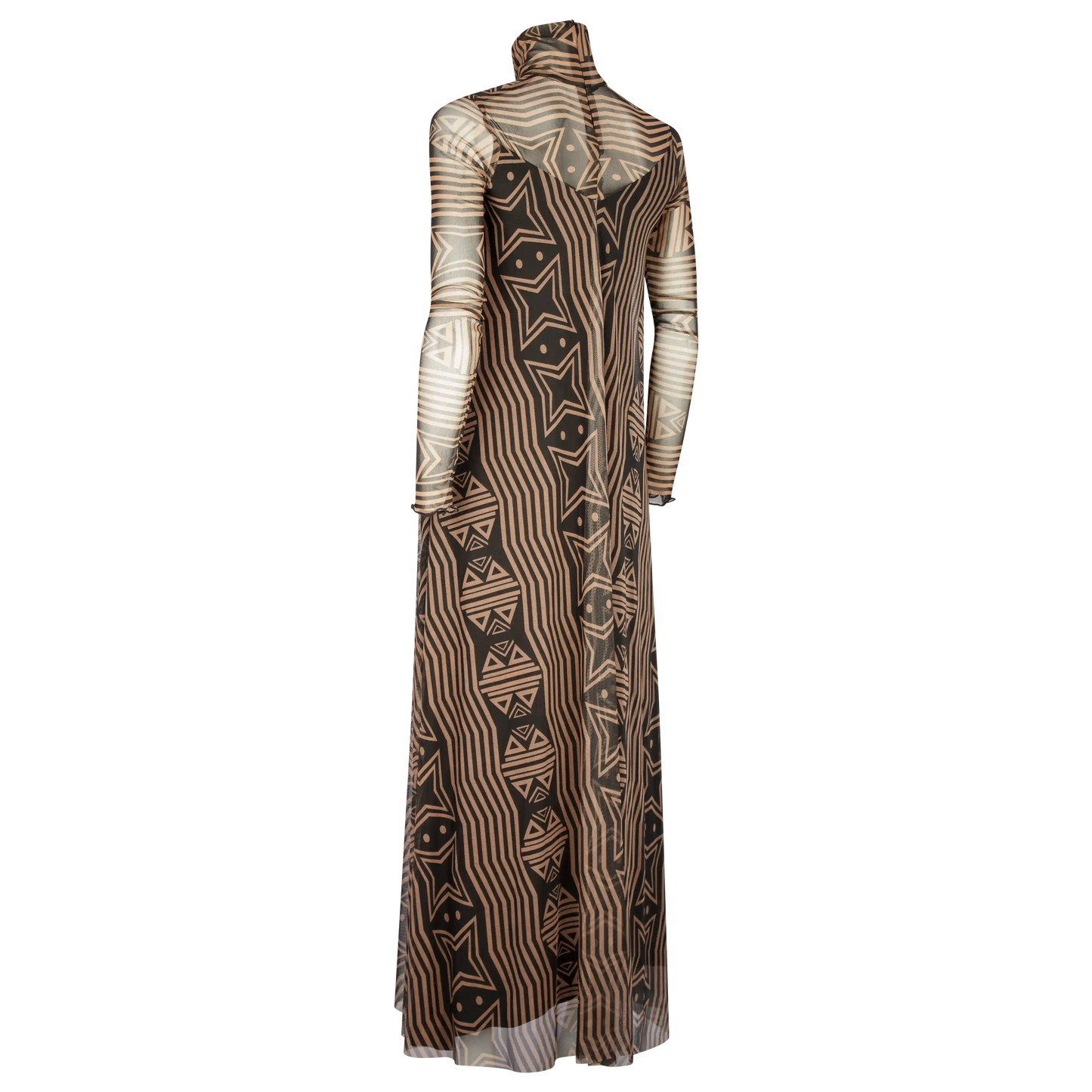 ELAINE Print Spice Black Dresses Leigh Schubert