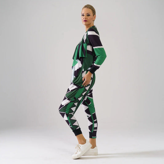 HACKSAW Jayden Greens Print Pants Leigh Schubert