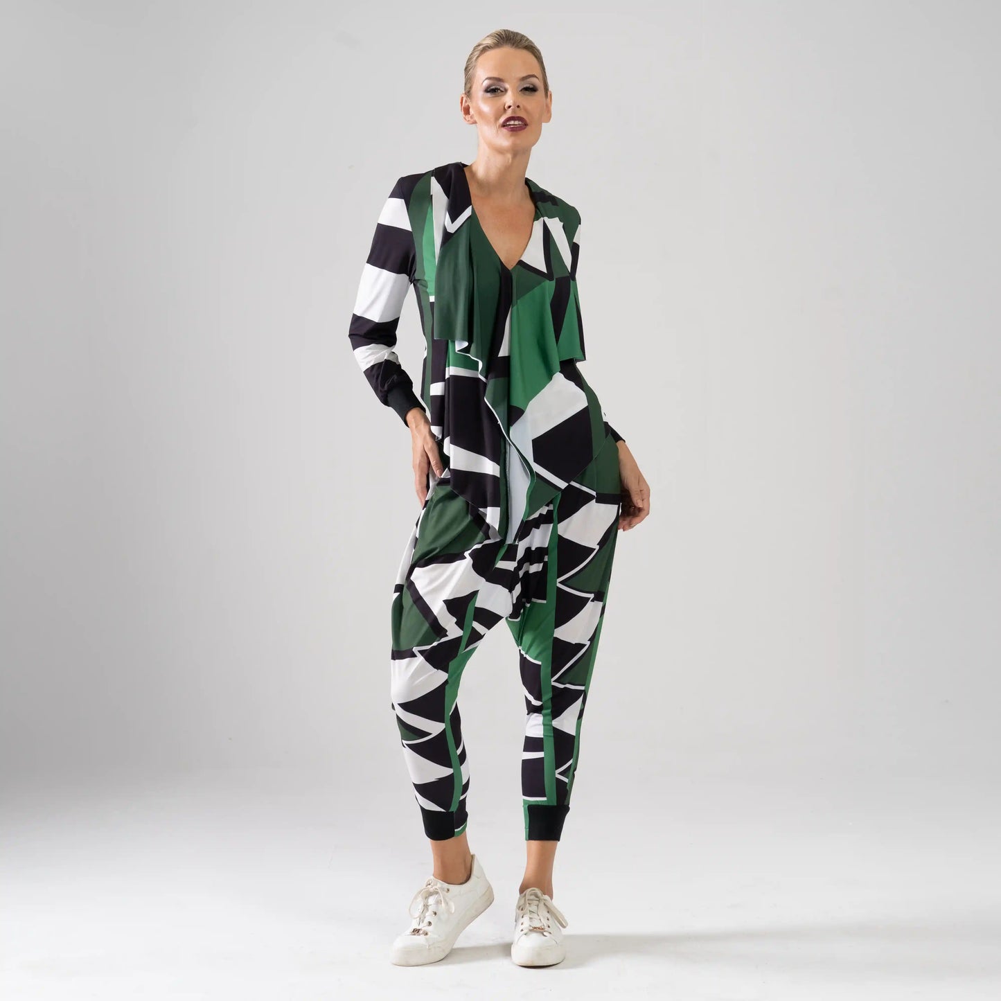 HACKSAW Jayden Greens Print Pants Leigh Schubert