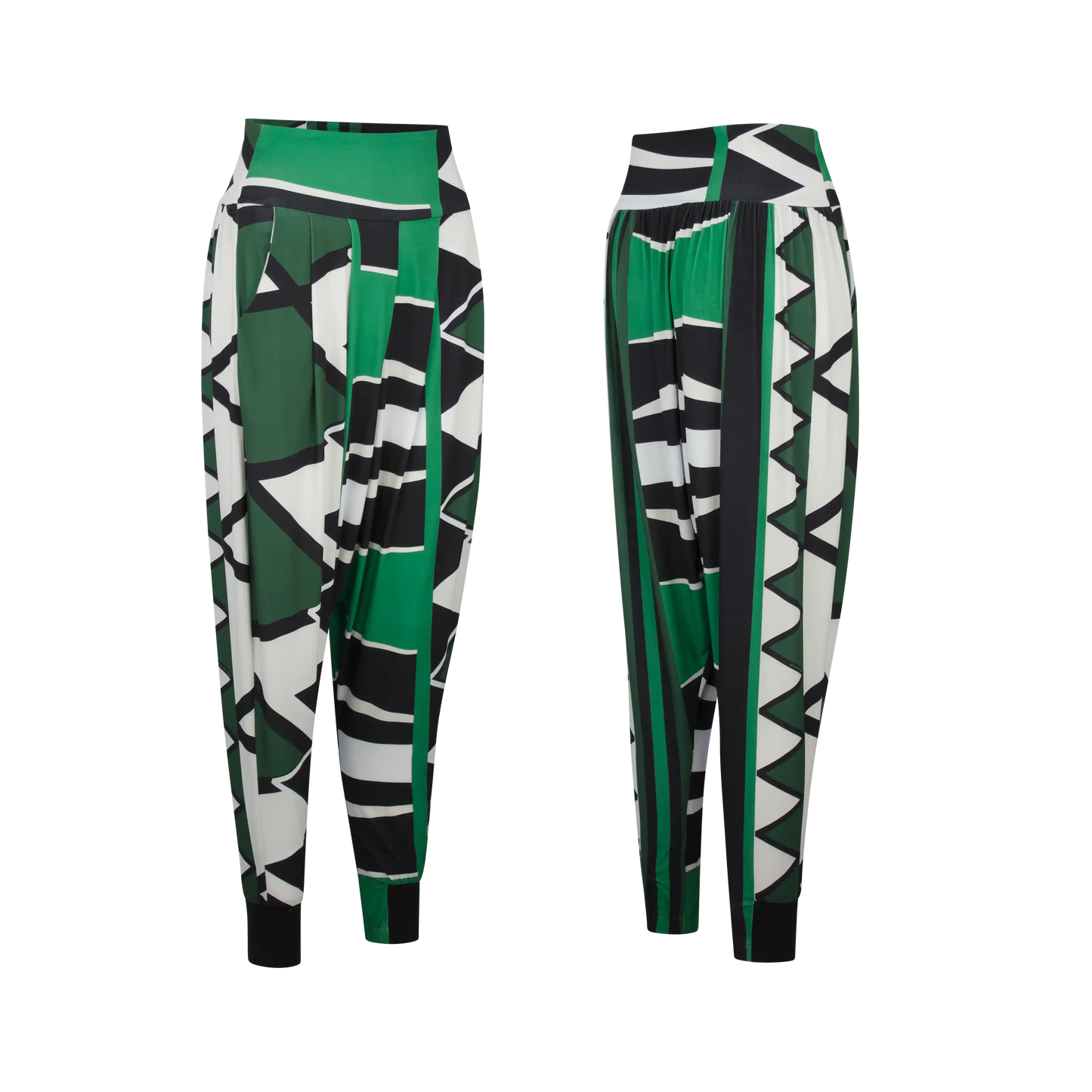 HACKSAW Jayden Greens Print Pants Leigh Schubert