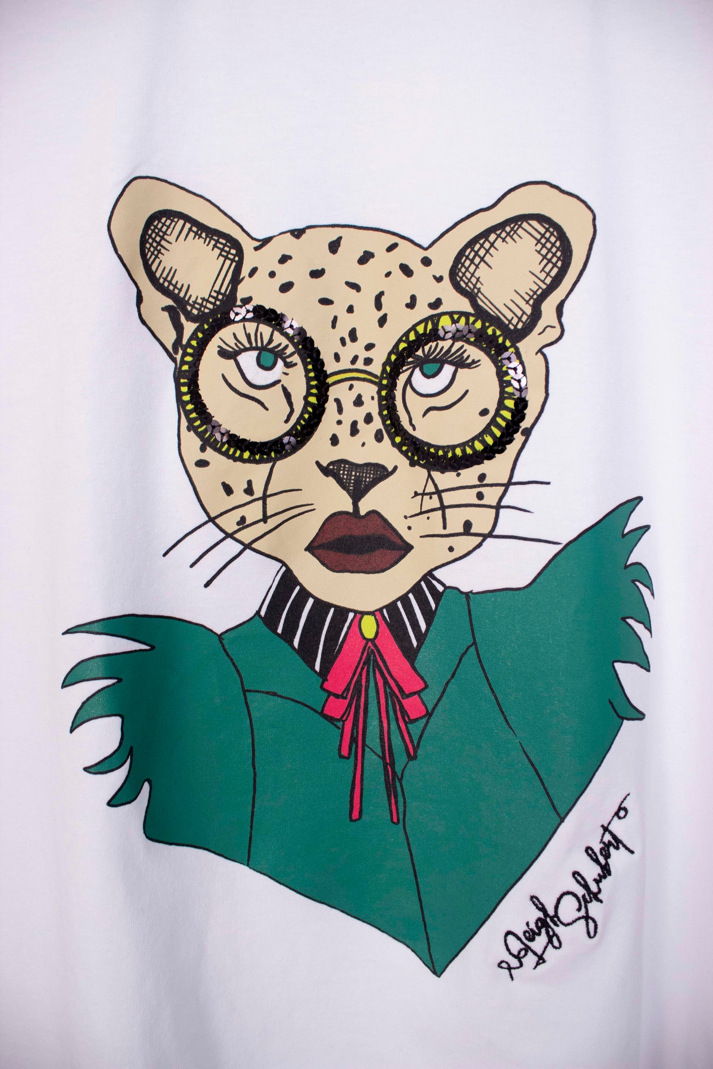 TEE SHIRT Long Sleeve White Shirts & Tops Leigh Schubert
