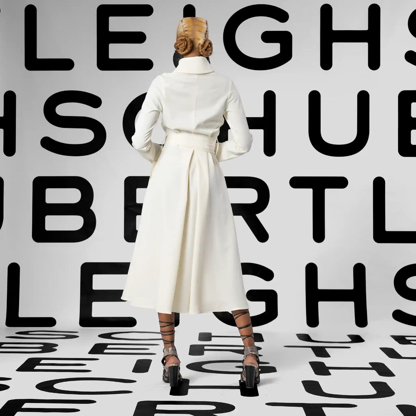 IRIS Red Coat Dresses Leigh Schubert