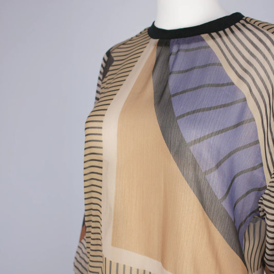 MAKUNDA Akeso Print Stone Royal Shirts & Tops Leigh Schubert