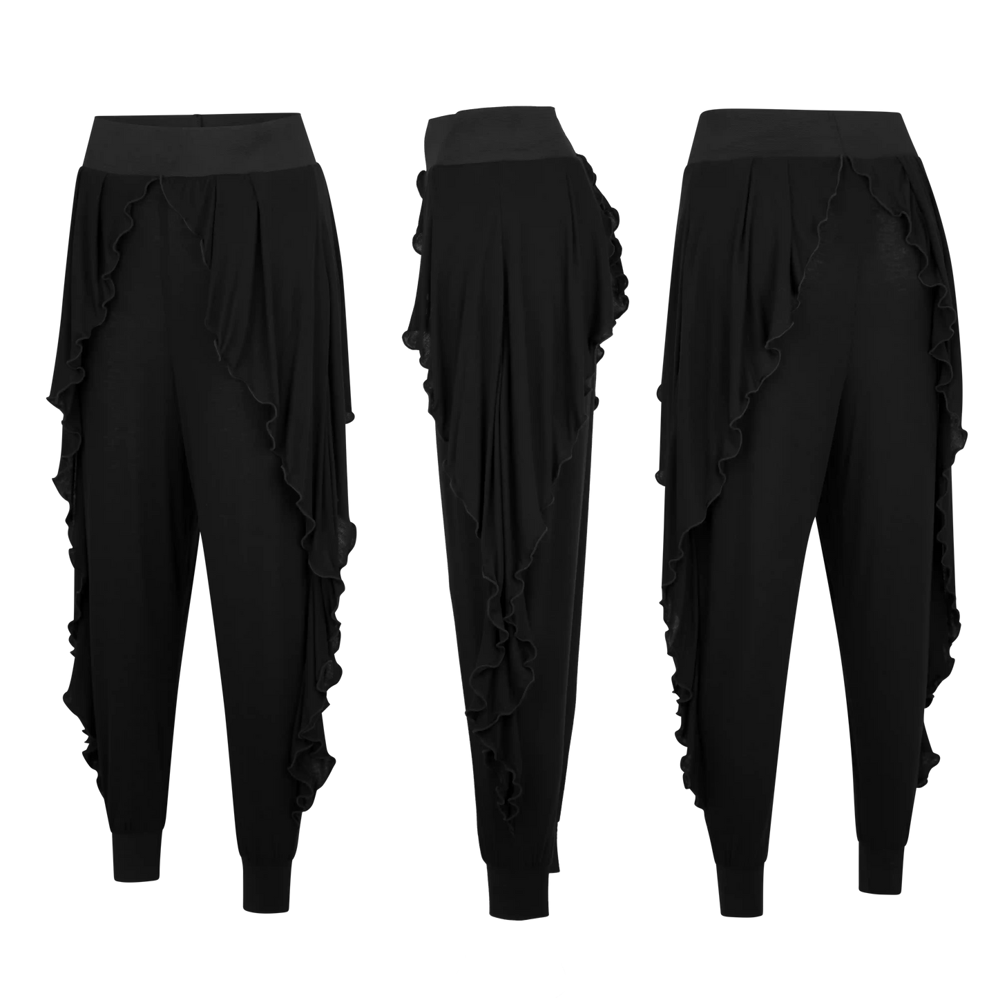 MANTAH Black Black Pants Leigh Schubert