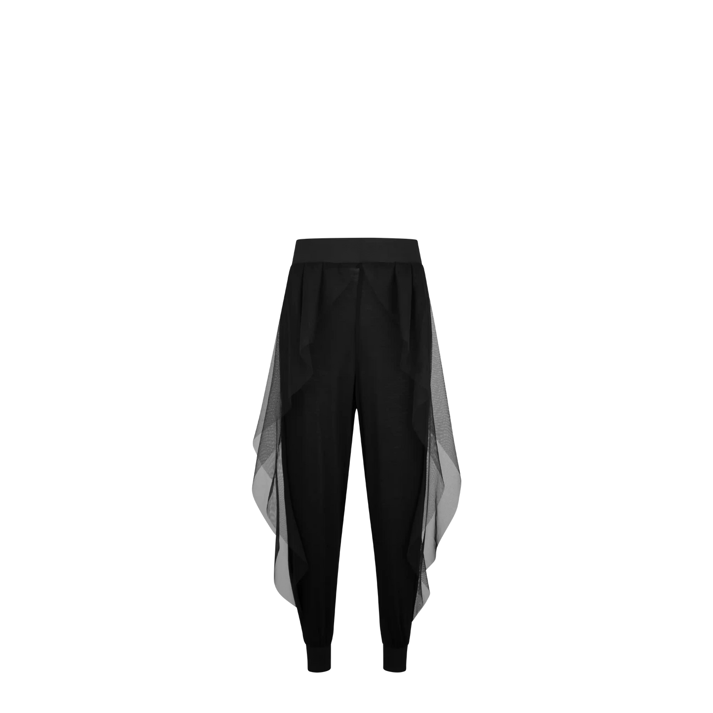 MANTAH Black Tulle Pants Leigh Schubert