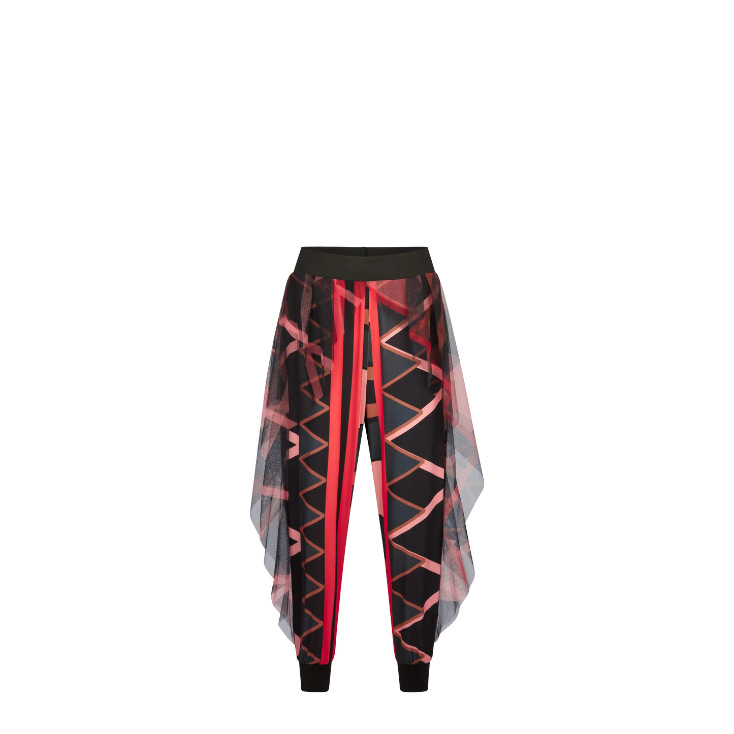 MANTAH Jayden Navy Print Pants Leigh Schubert