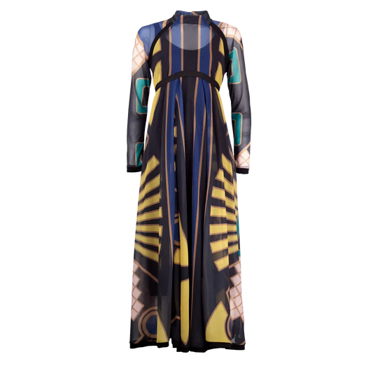 PICASSO Black Octave Multi Print Dresses Leigh Schubert