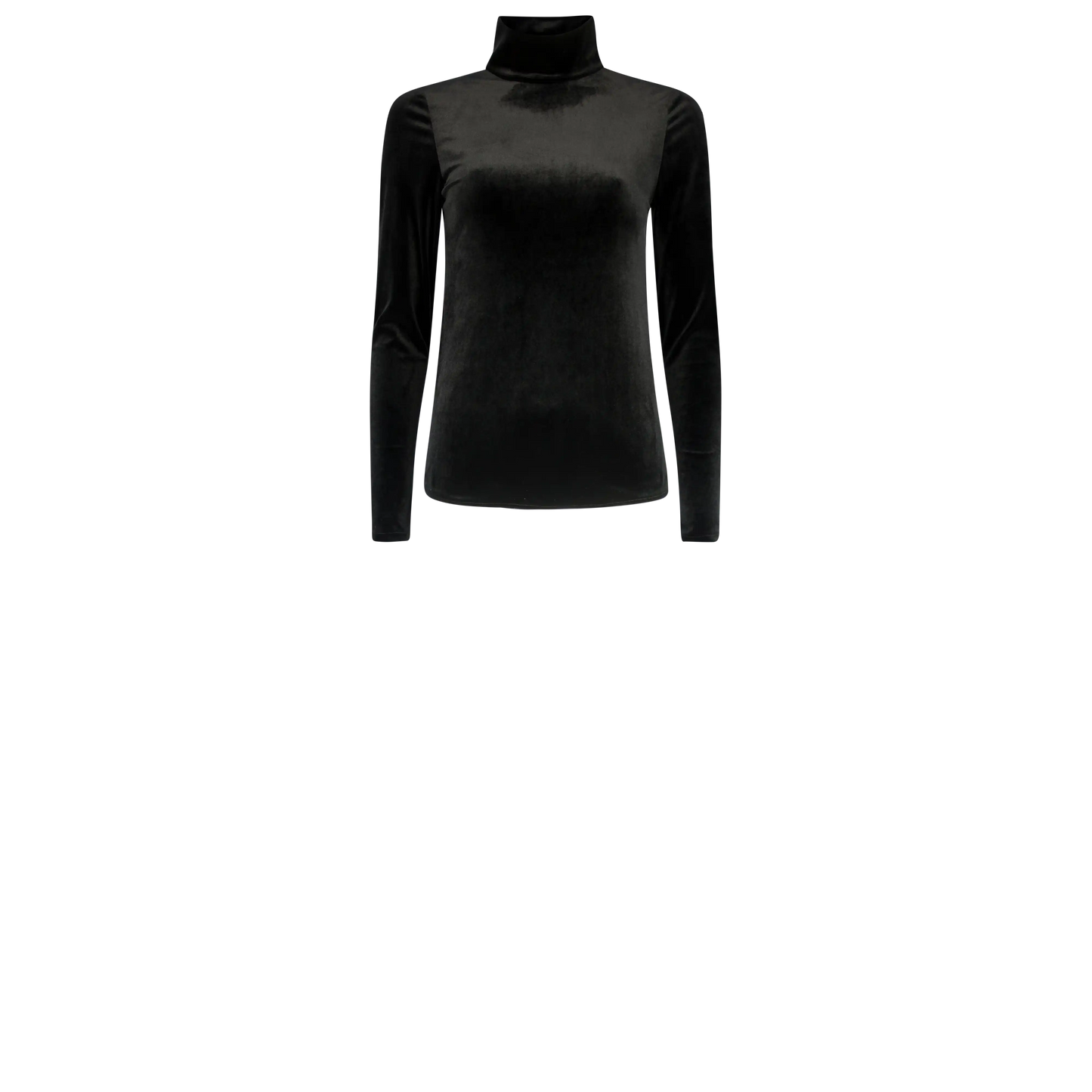 PRISILLA Black Velvet Shirts & Tops Leigh Schubert