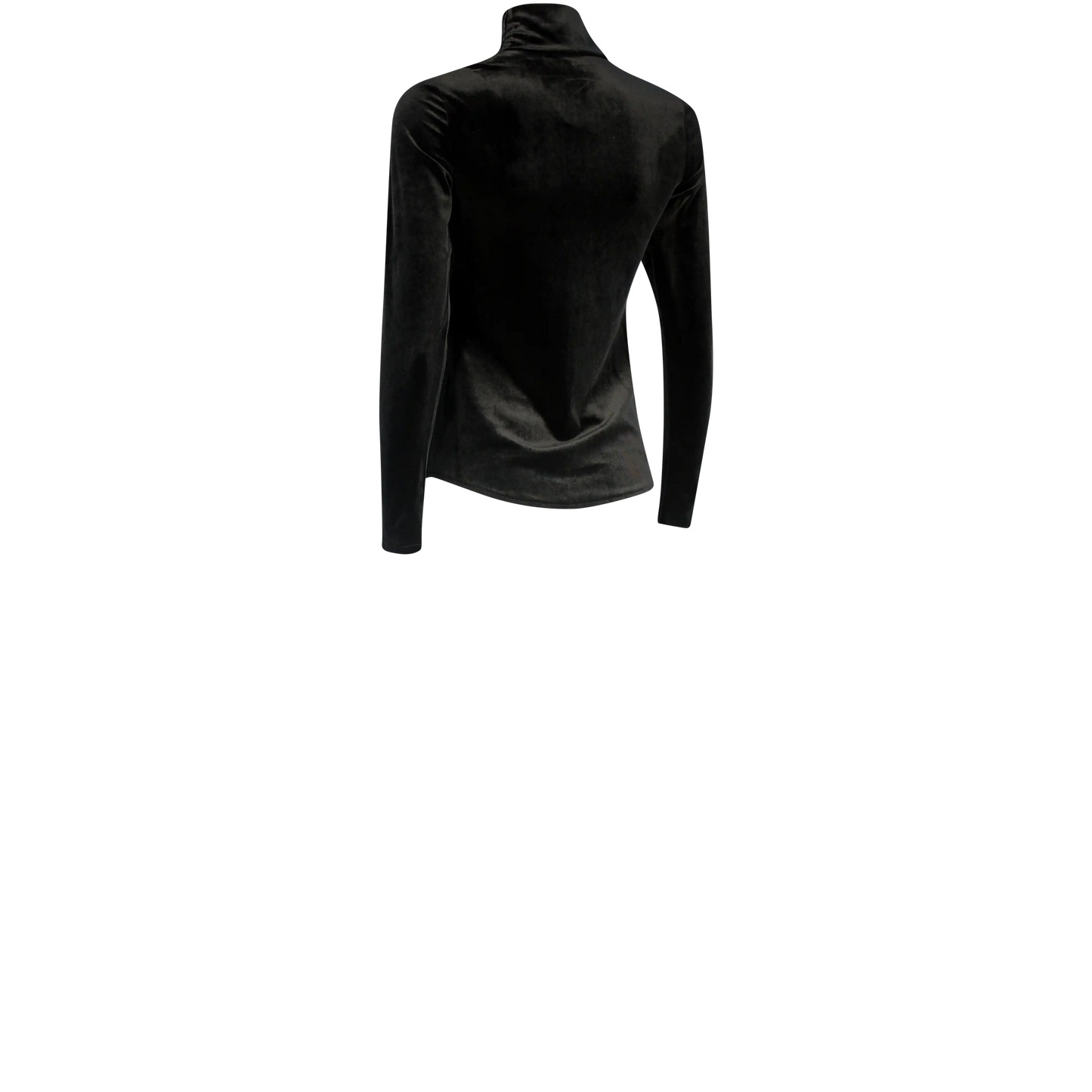 PRISILLA Black Velvet Shirts & Tops Leigh Schubert