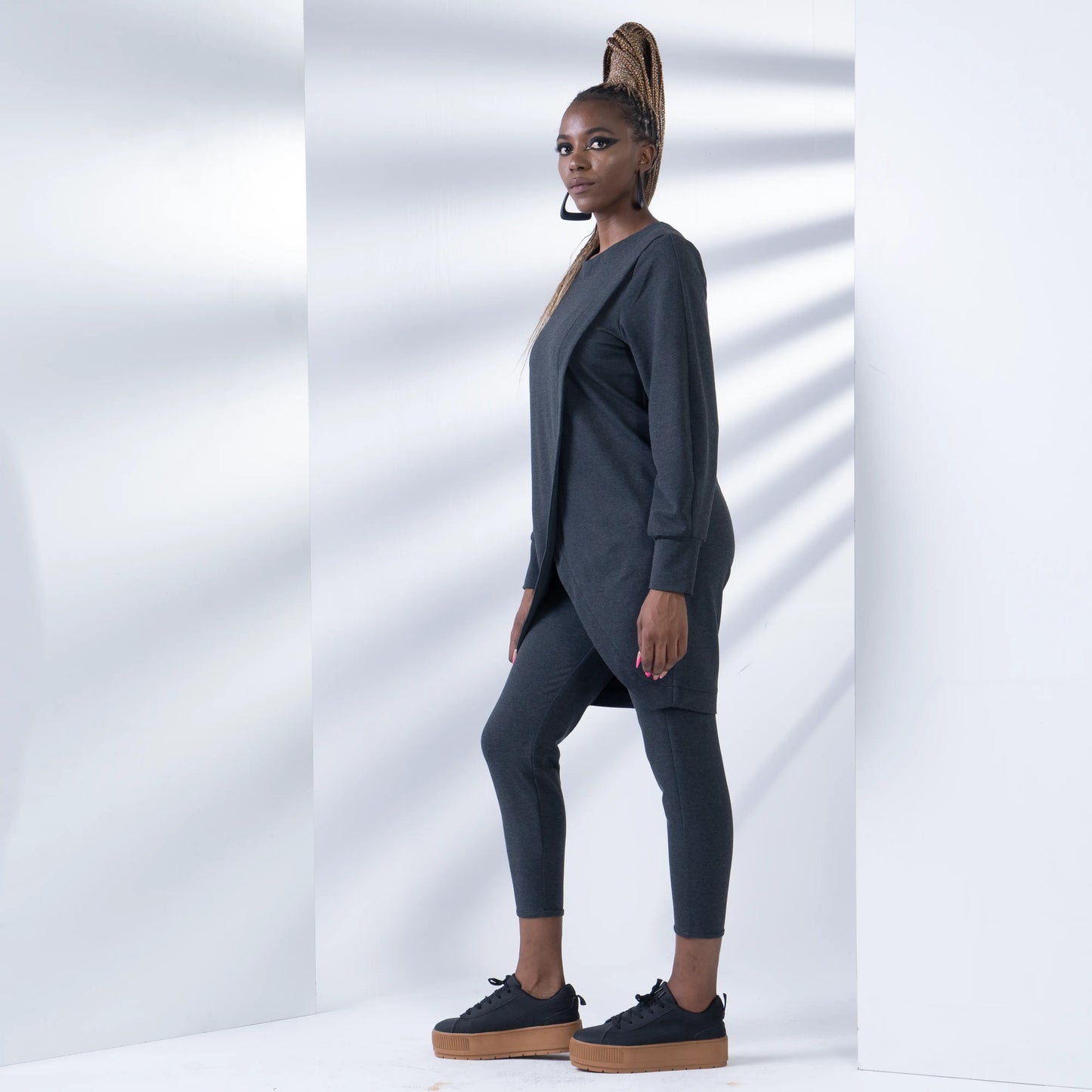 RACOON Charcoal Melange Outfit Sets Leigh Schubert