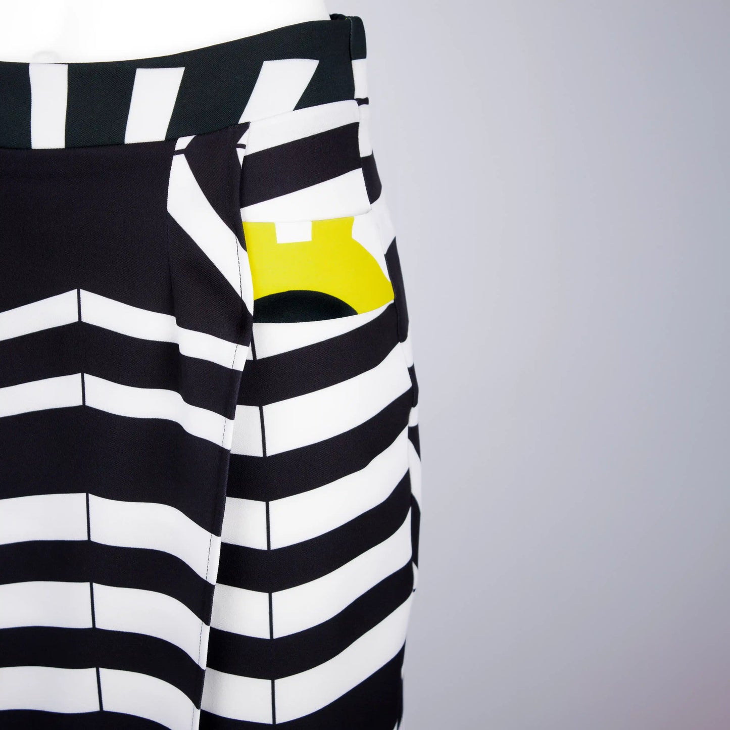 SABIRA Airforce Black & White Skirts Leigh Schubert