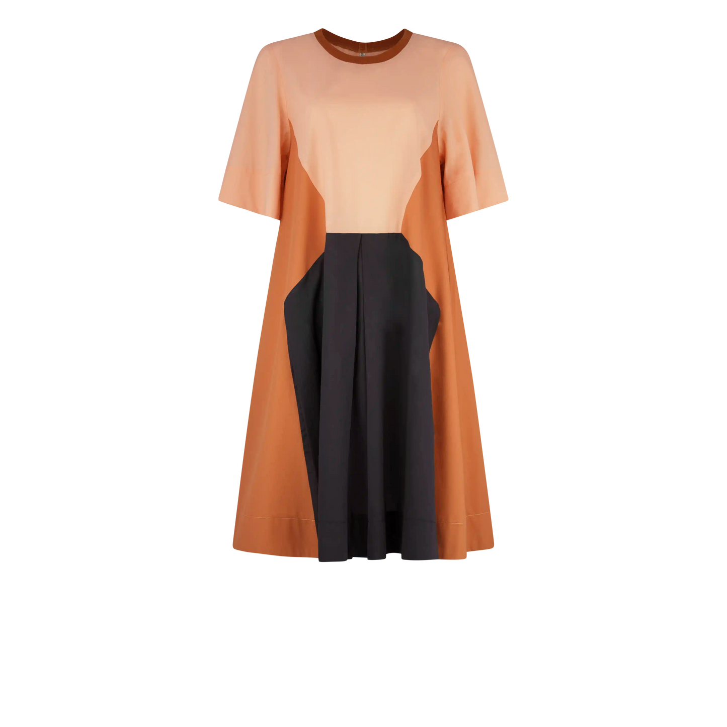 SANTA FE' Peach Rust Navy Dresses Leigh Schubert