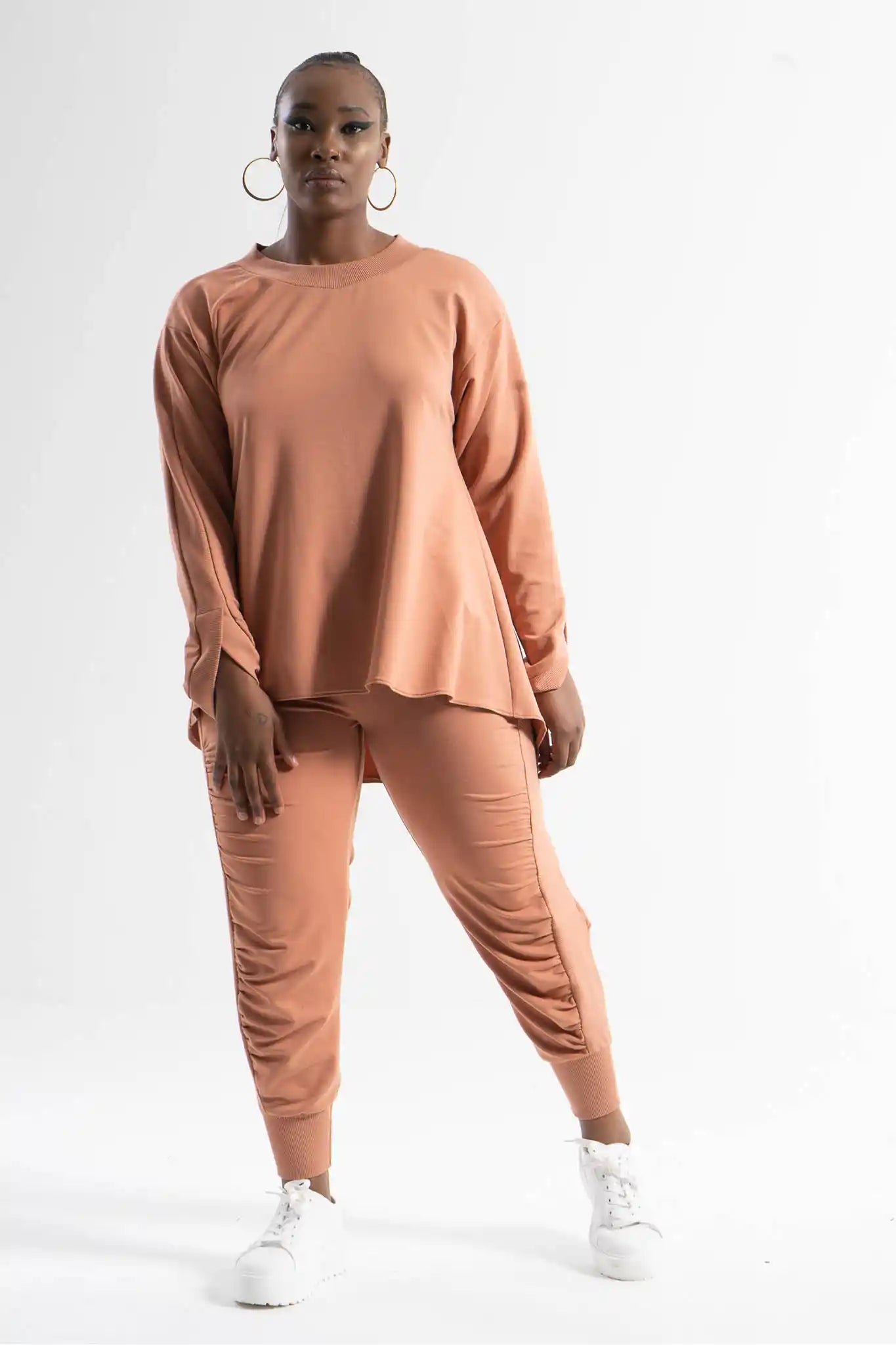 SOLEIL Charcoal Melange Outfit Sets Leigh Schubert