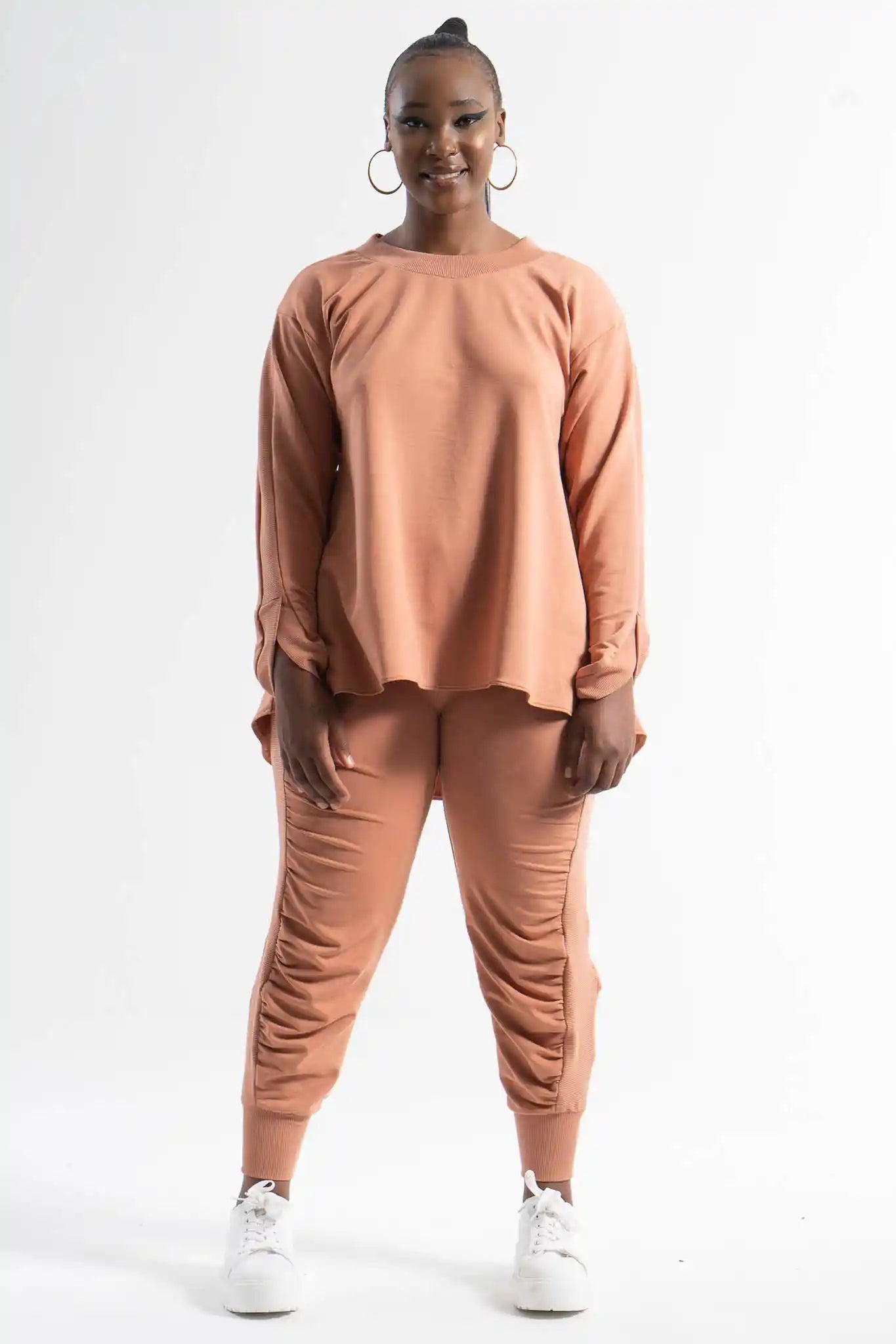 SOLEIL Charcoal Melange Outfit Sets Leigh Schubert