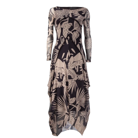TINA Wild Print Stone Black Dresses Leigh Schubert