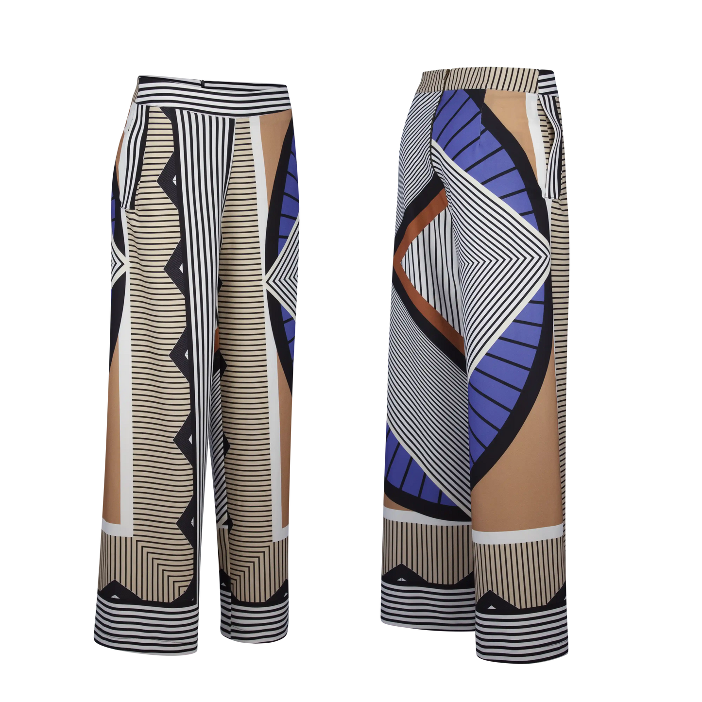 WENDI Azure Medal Print Pants Leigh Schubert