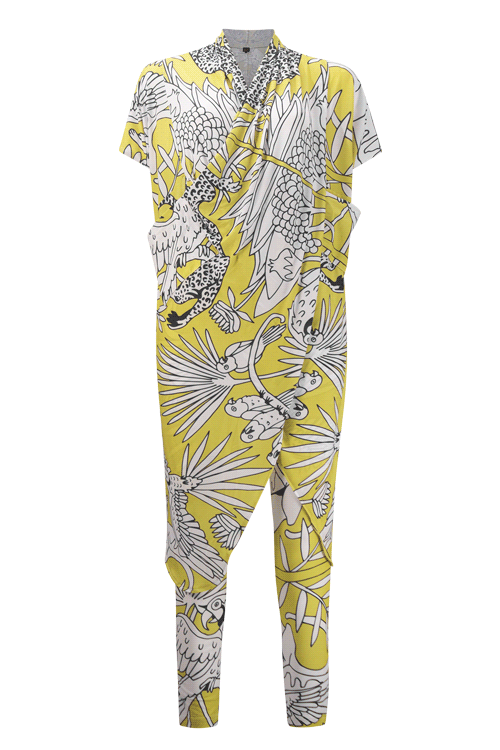 BONNBONN Lime Bird Print