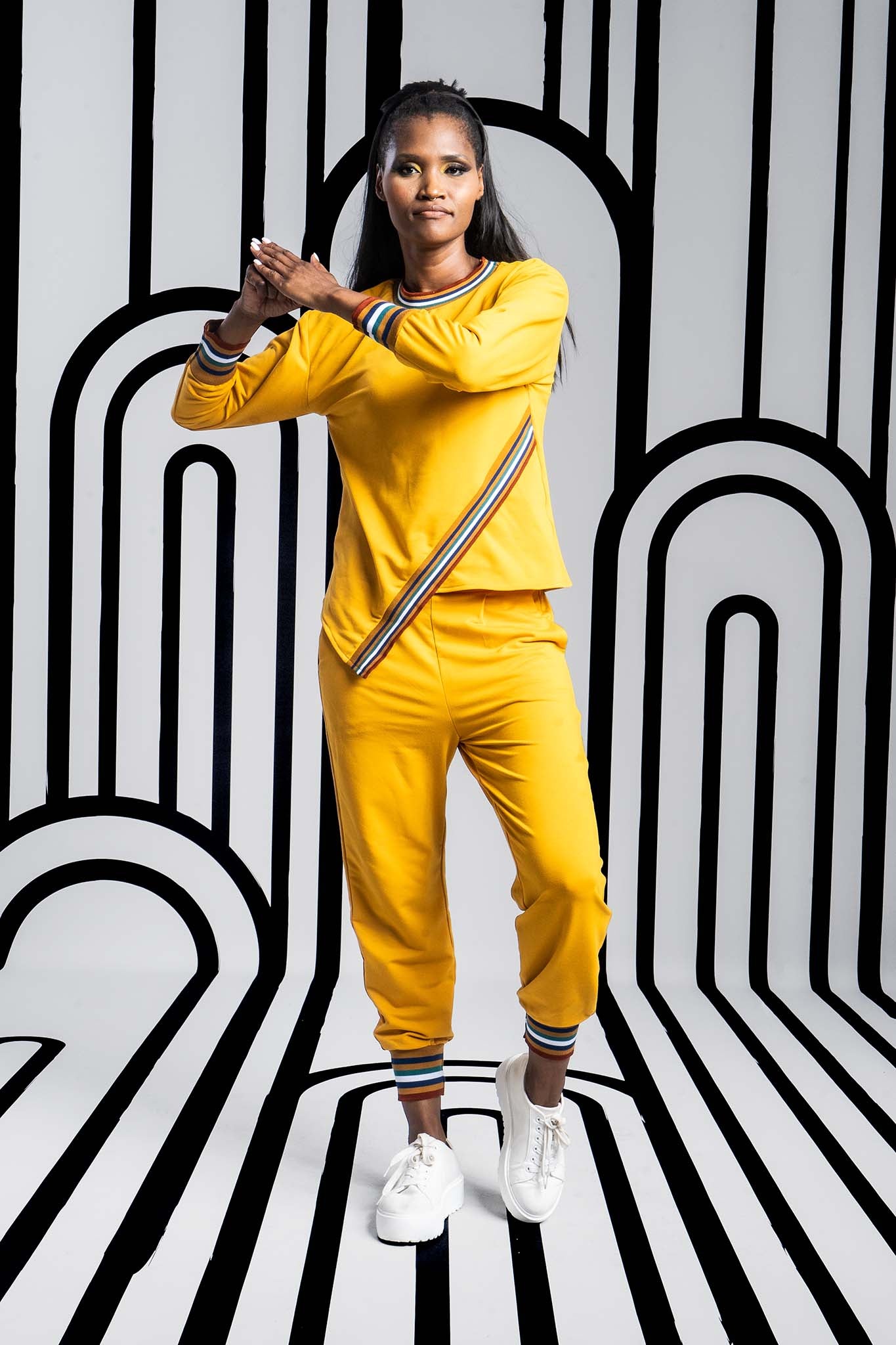 ADINA Grey Melange Outfit Sets Leigh Schubert