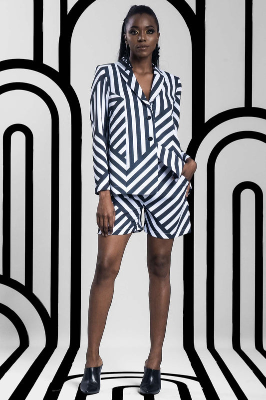 AGENT Jacket Supa Tri Print Coats & Jackets Leigh Schubert