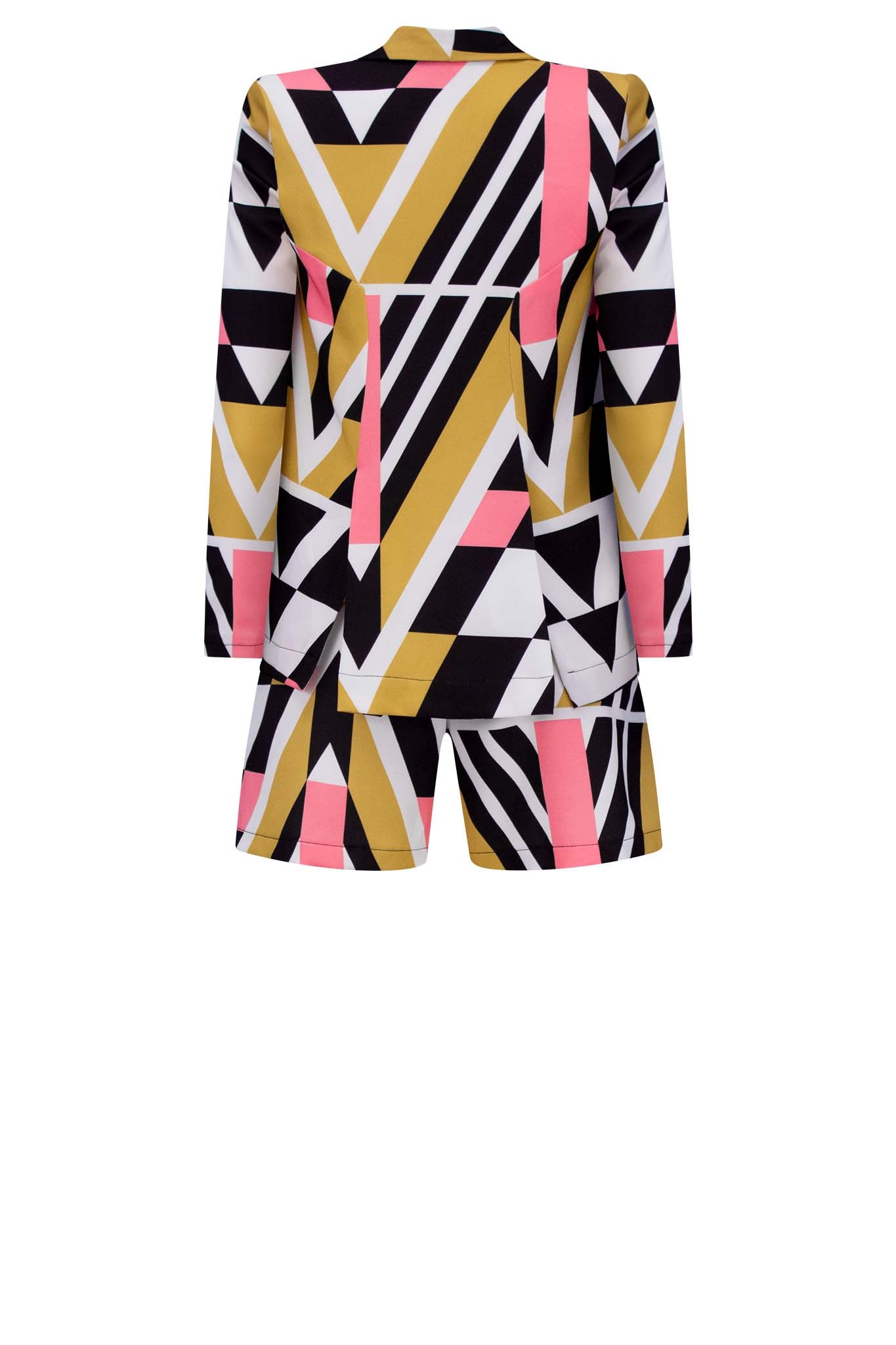 Leigh Schubert AGENT Jacket Supa Tri Print.