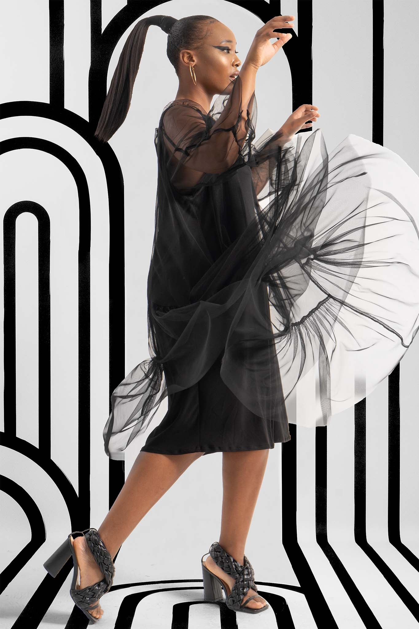 MAYAAH Black Dresses Leigh Schubert