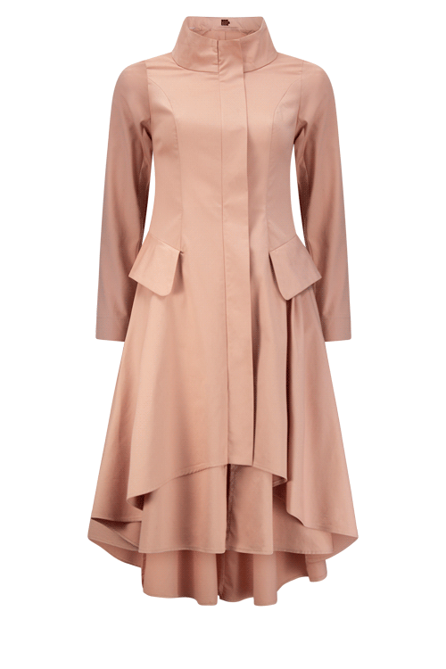 VALERIE Blush Coat Dresses Leigh Schubert
