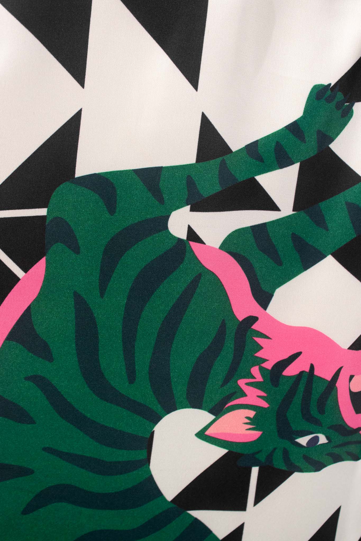 BEKKLES Jacket Geo Print Emerald Tiger Coats & Jackets Leigh Schubert
