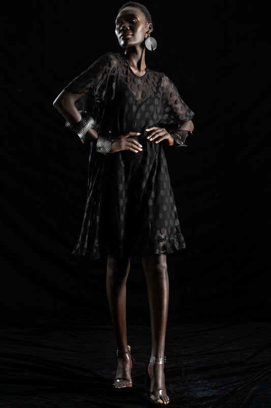 SWALLOW TAIL Black Spot Dresses Leigh Schubert