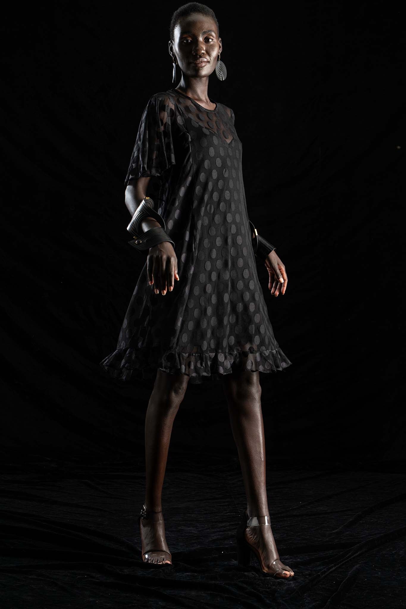 SWALLOW TAIL Black Spot Dresses Leigh Schubert
