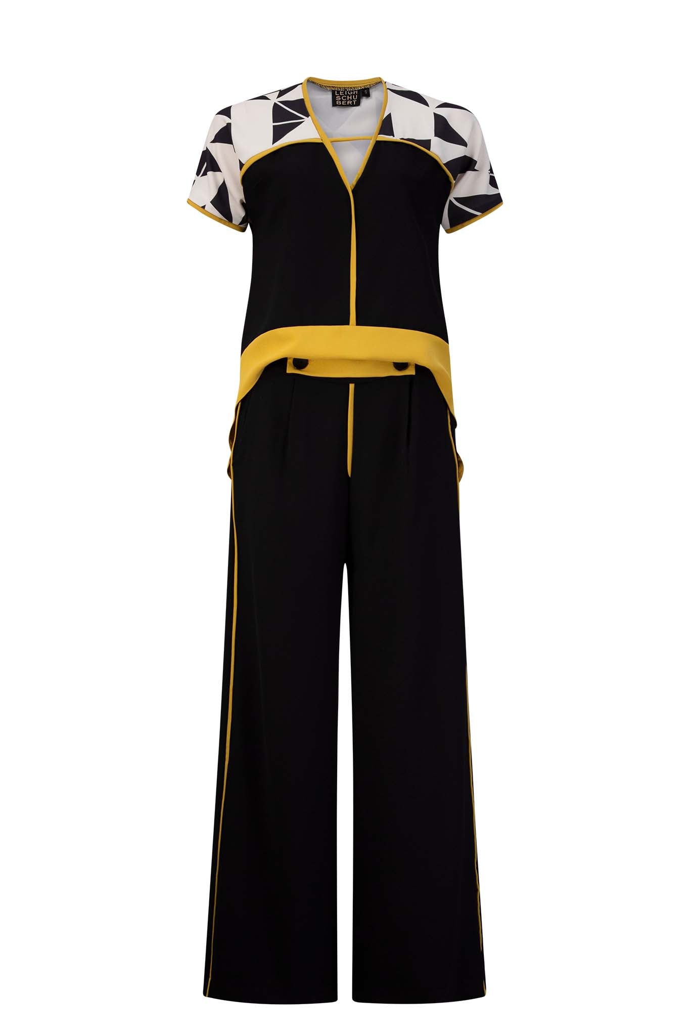 ZAZA Black Citroen Geo Print Outfit Sets Leigh Schubert