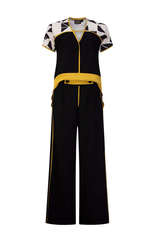 ZAZA Black Citroen Geo Print Outfit Sets Leigh Schubert