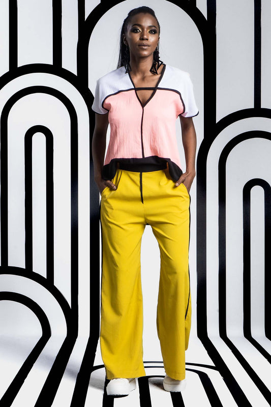 ZAZA Black Citroen Geo Print Outfit Sets Leigh Schubert