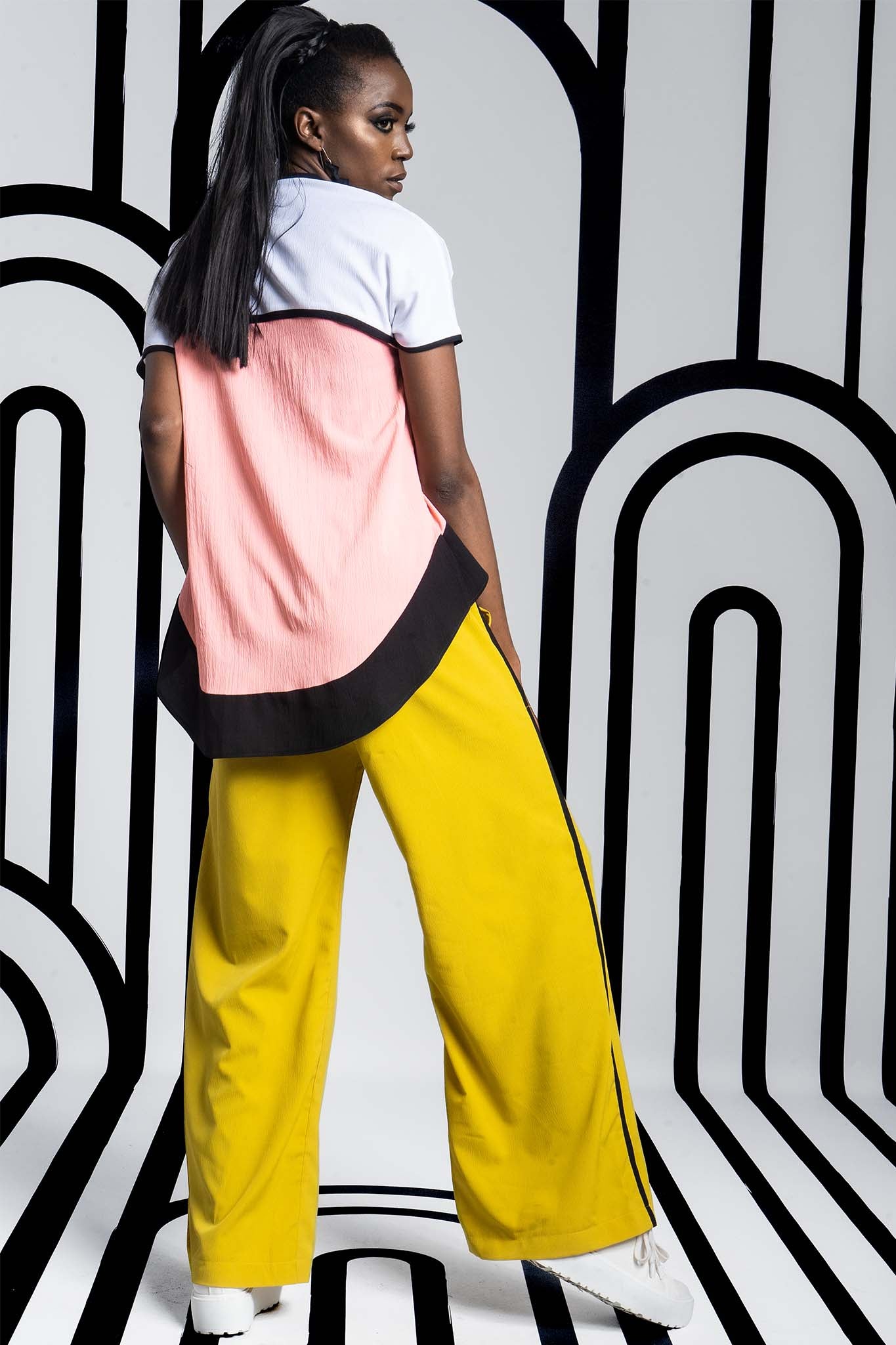 ZAZA Black Citroen Geo Print Outfit Sets Leigh Schubert