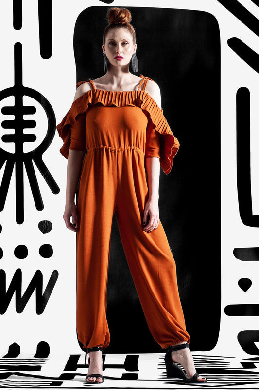 RIVIERA Rust Jumpsuits & Rompers Leigh Schubert