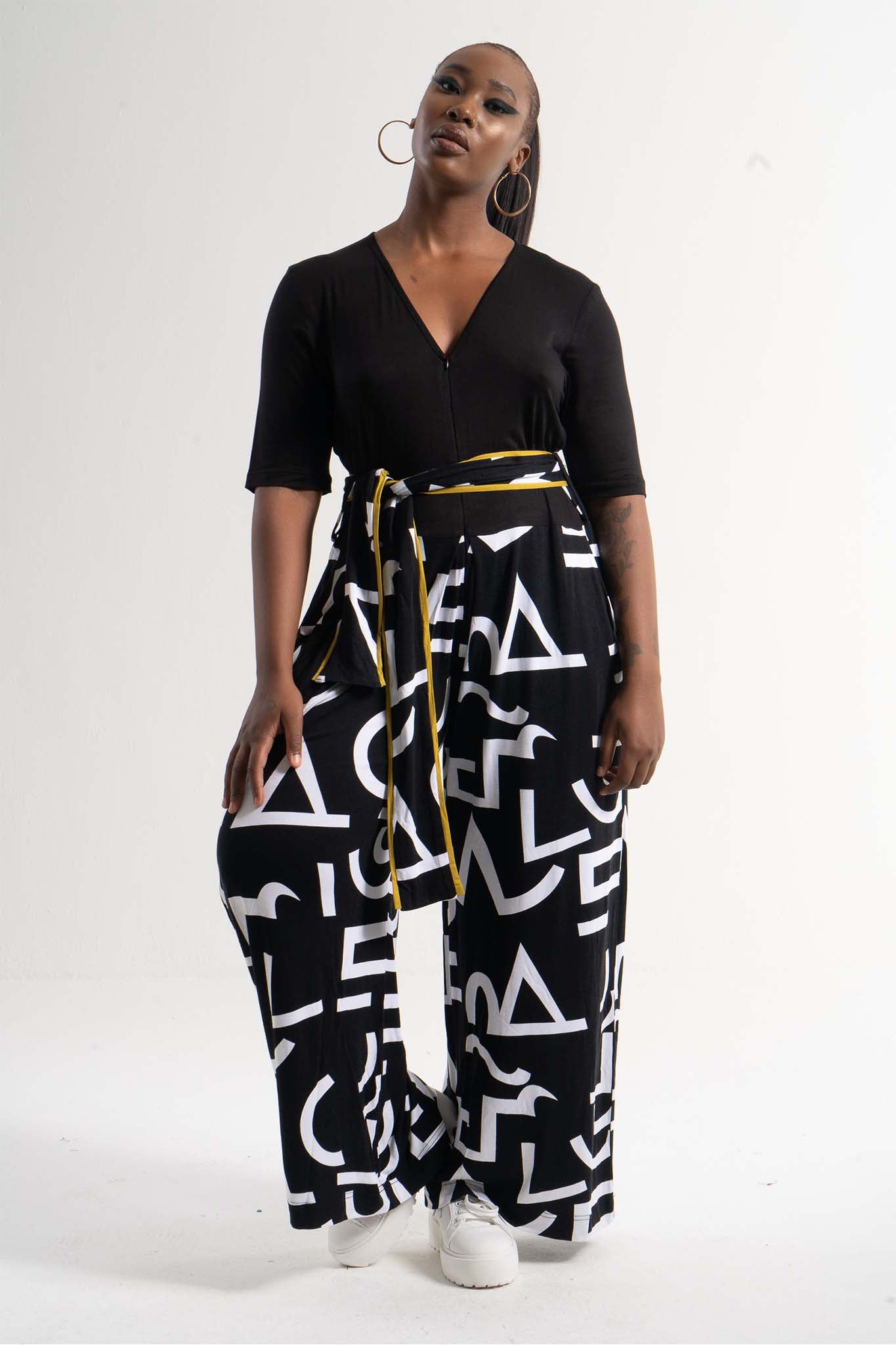 DOREEN Navy Floral Print Jumpsuits & Rompers Leigh Schubert