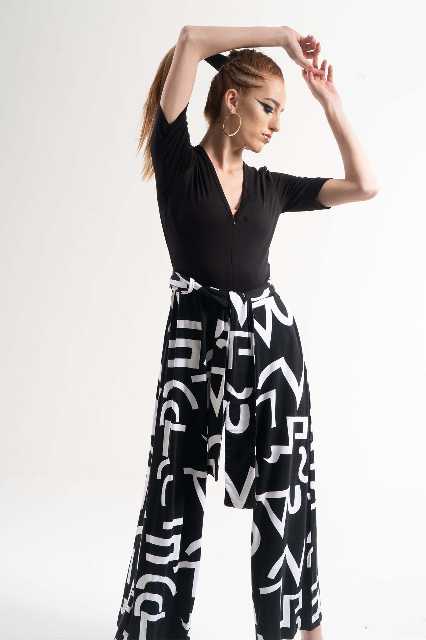 DOREEN Navy Floral Print Jumpsuits & Rompers Leigh Schubert
