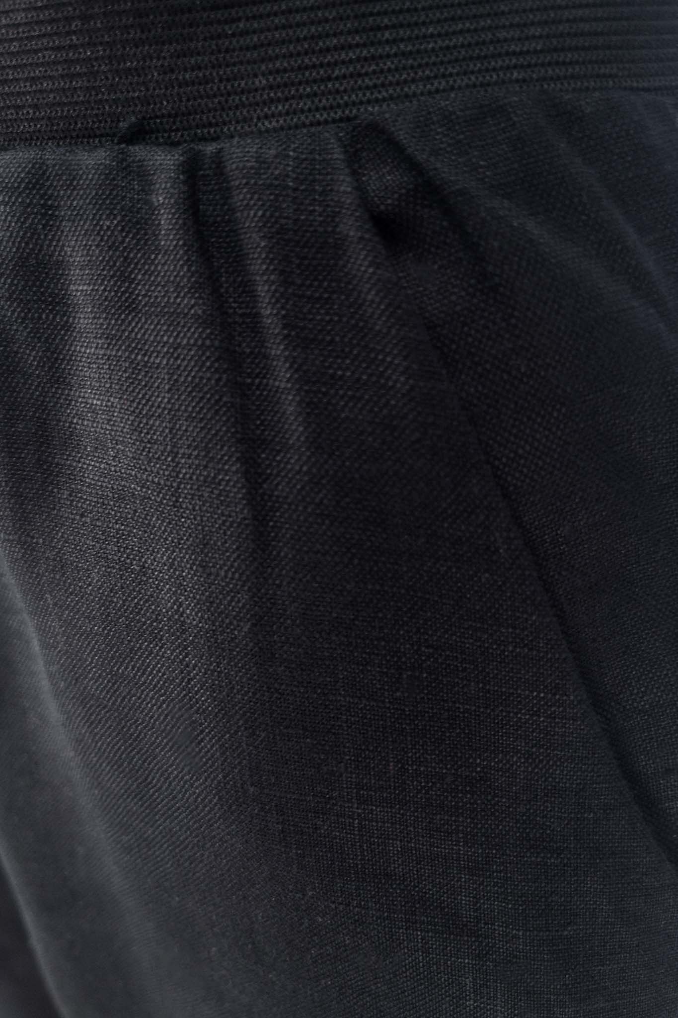 LIMA Black Linen Shorts Leigh Schubert