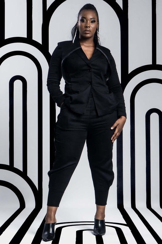 IZZY Black Pants Leigh Schubert