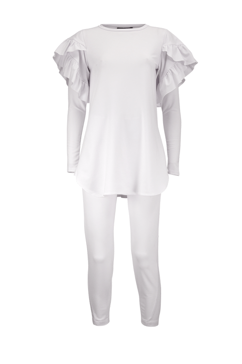 ASARRAH White Outfit Sets Leigh Schubert