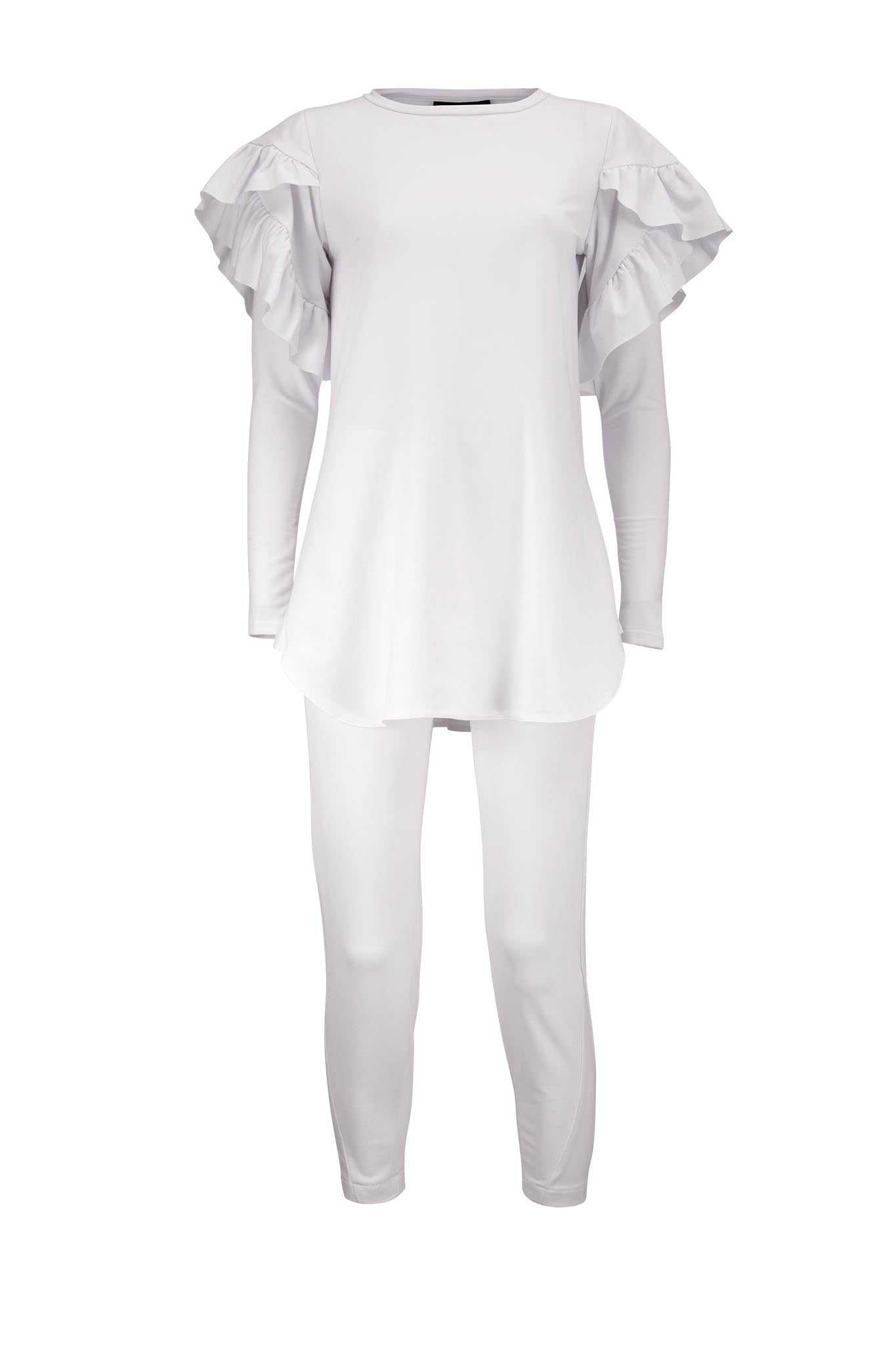 ASARRAH White Outfit Sets Leigh Schubert