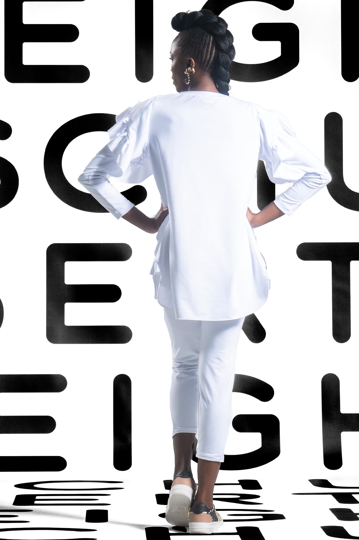 ASARRAH White Outfit Sets Leigh Schubert