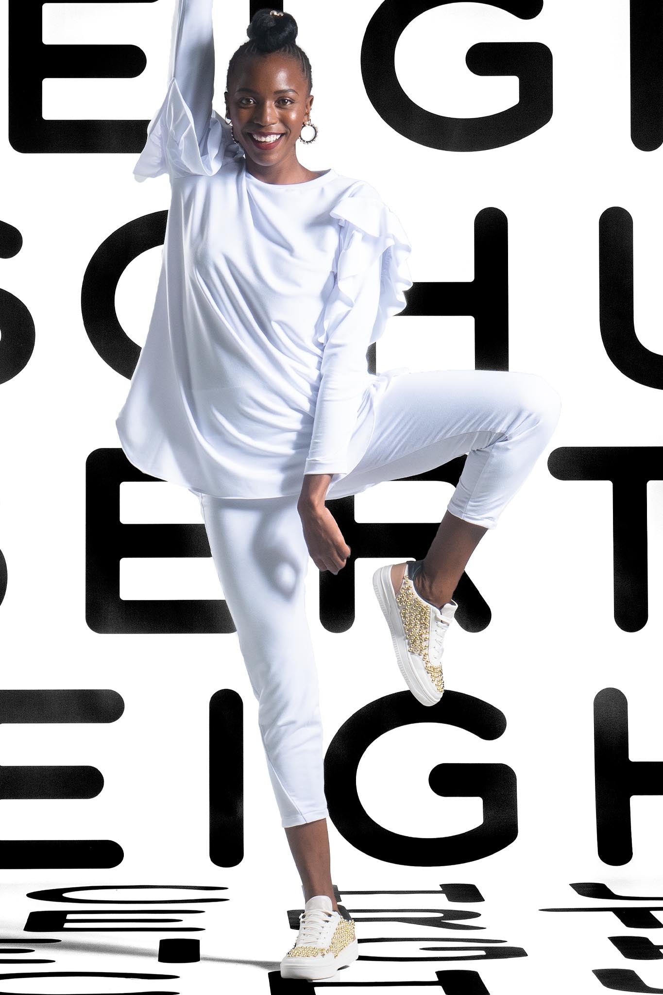 ASARRAH White Outfit Sets Leigh Schubert