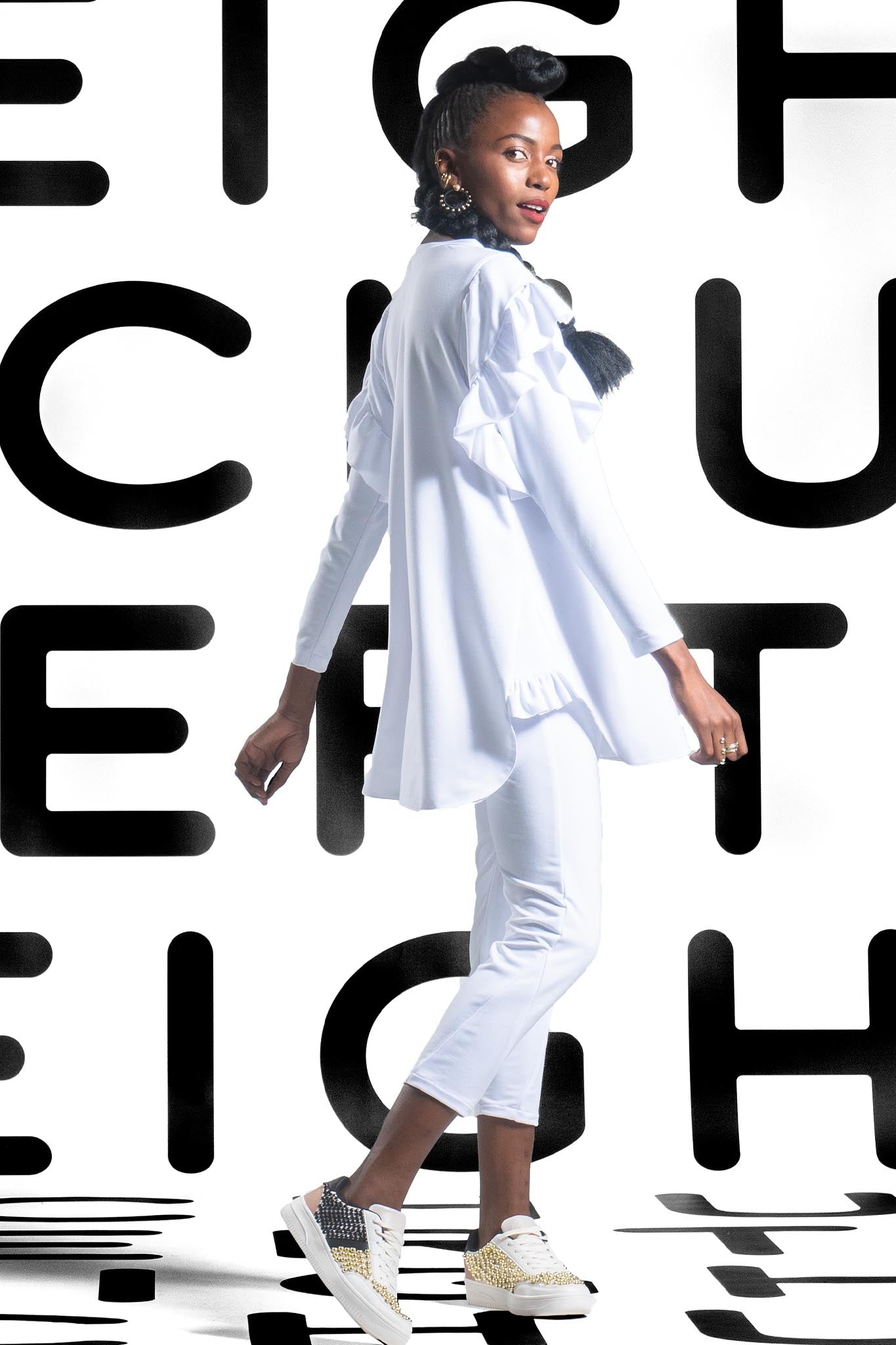 ASARRAH White Outfit Sets Leigh Schubert