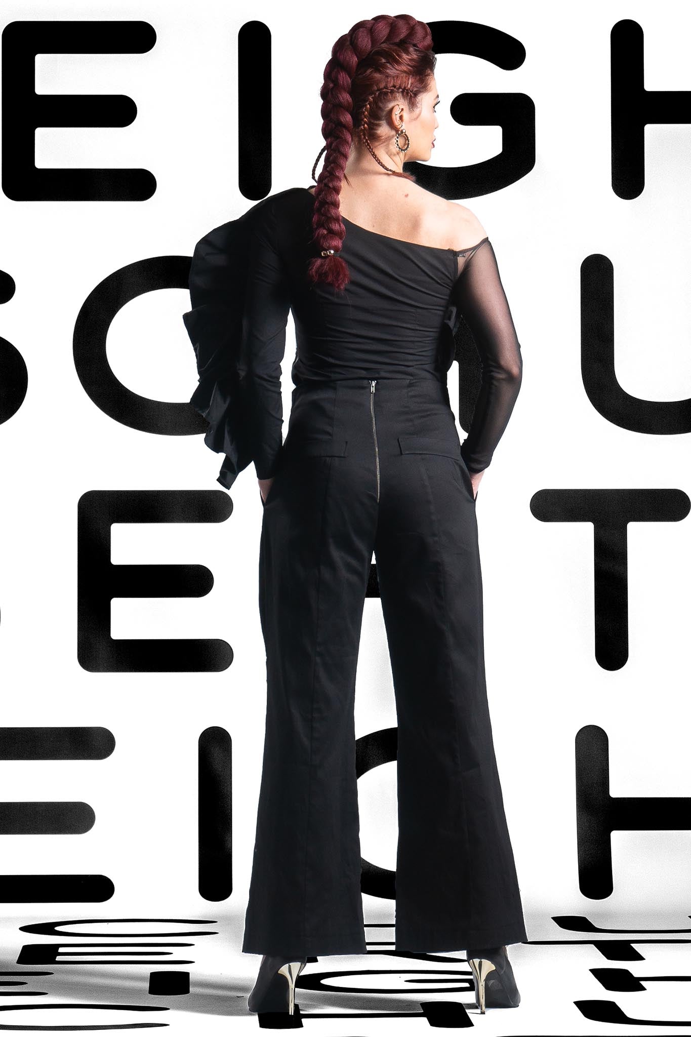 OLIVIA Black Pants Leigh Schubert