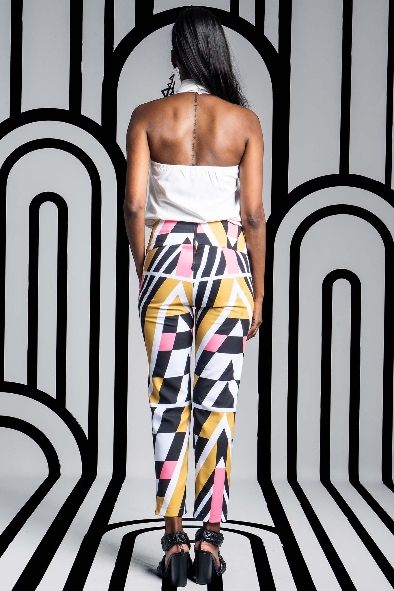 ZOOLU Supa Tri Print Pants Leigh Schubert