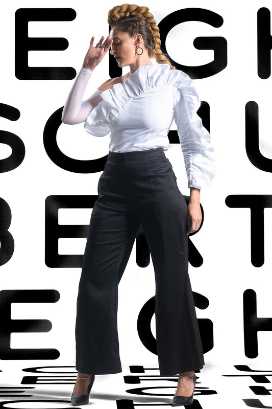 OLIVIA White Pants Leigh Schubert