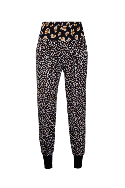 LILY Black Toffee Leopard Pants Leigh Schubert